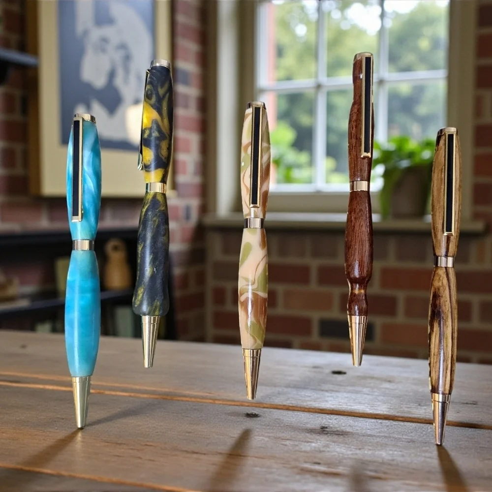 Hand-turned Acrylic & Wooden Pens $35 Each
